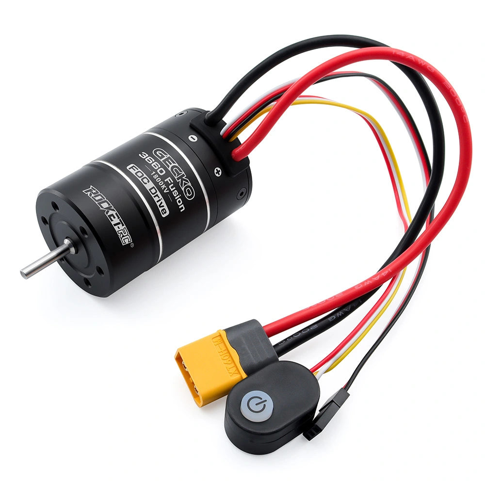 Rocket-RC Gecko 3660 Fusion 1800KV FOC 2-in-1 motor and 40A ESC system with wiring