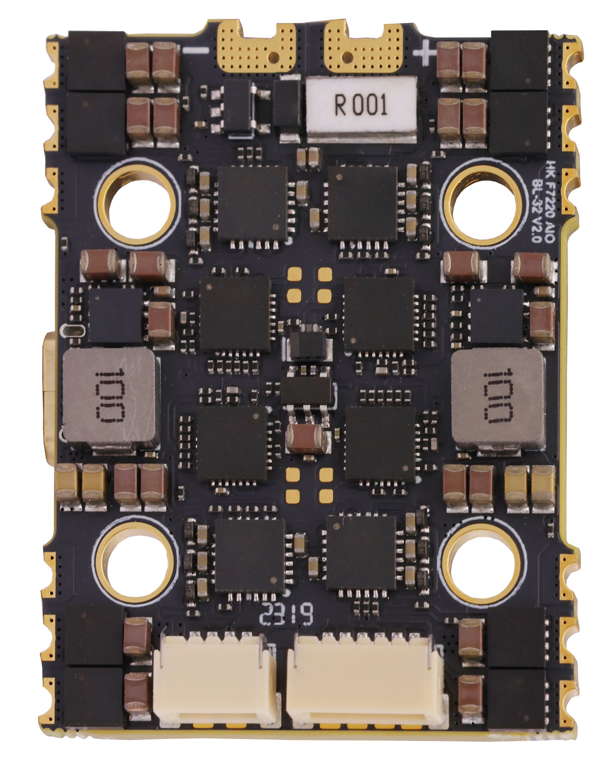HAKRC F7220 BL32 40A AIO Flight Controller with 32-bit ESC – 2–6S, STM32F722, 20x20mm, Integrated Barometer & Blackbox