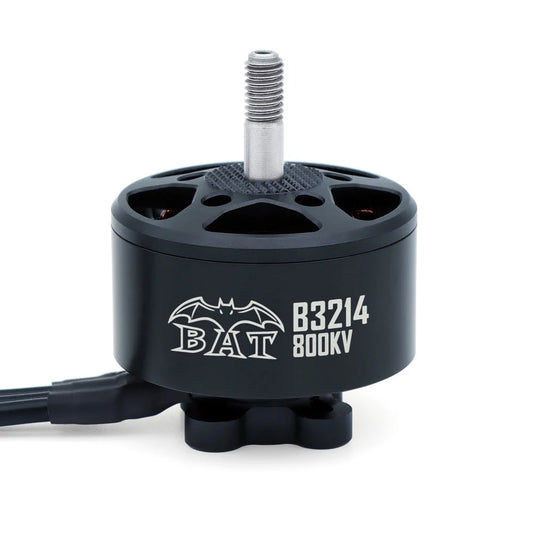 Surpass Hobby BAT B3214 Brushless Motor, 800KV front view with threaded shaft