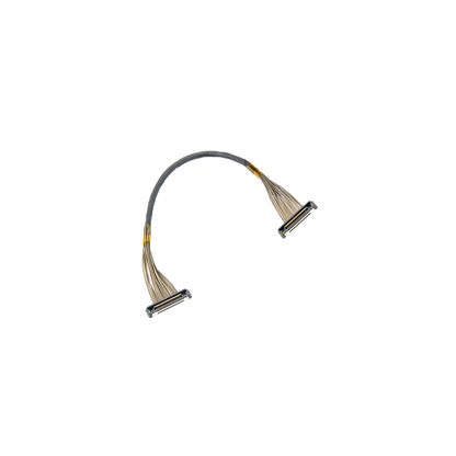 HDZero MIPI Cable with dual board connectors, flexible ribbon harness on black background