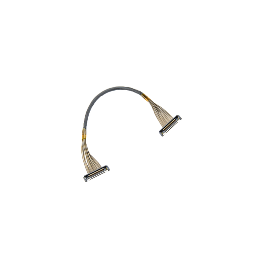 HDZero MIPI Cable with dual board connectors, flexible ribbon harness on black background
