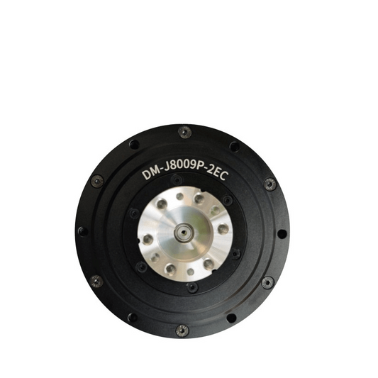 DAMIAO DM-J8009P-2EC Robot Motor, 24V, 20 N.M nominal torque, 9:1, CAN@1Mbps, dual encoders, 98mm OD, 100rpm