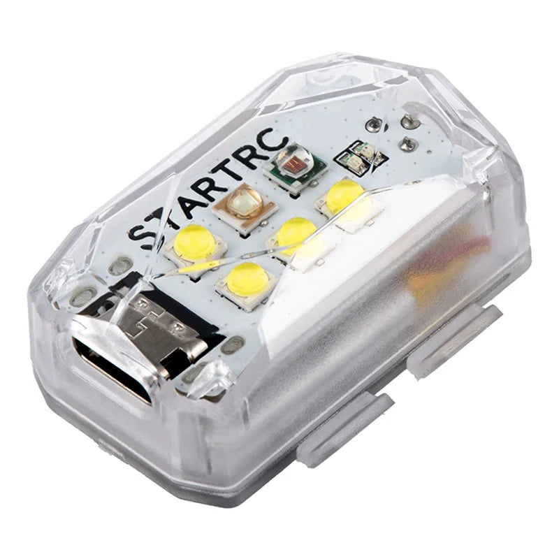 Lumière stroboscopique STARTRC pour drone, 6 LED, visibilité 5 km — Feux clignotants pour DJI Mini 4 Pro/Air 3/Mini 3/2/Air 2S
