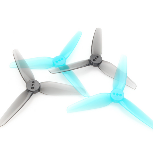 HeadsUp Tiny Prop T3X1.8X3 3-inch 3-blade polycarbonate propellers, 2mm hub (2CW+2CCW)