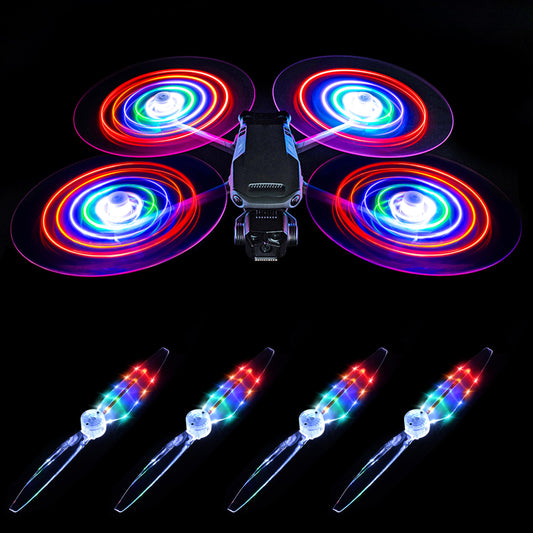 STARTRC LED Flash Light Propeller for DJI Mavic 3 Pro/Mavic 3 Series – Rechargeable 5‑Color, 3 Modes, Low Noise Night Flight