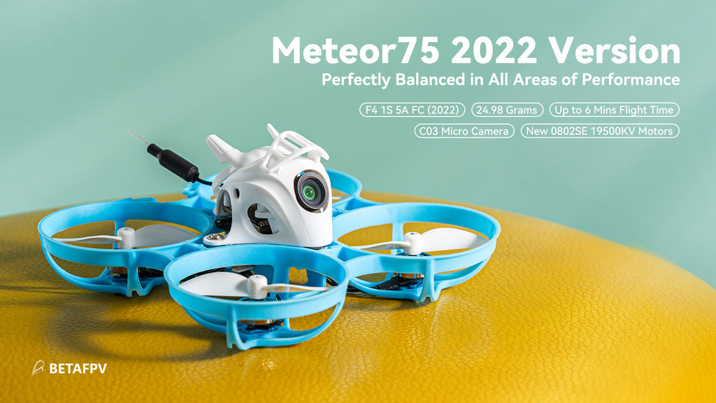 BETAFPV Meteor75 Brushless Whoop Quadcopter (2022) 8 Meteor75 2022 Version Perfectly Balanced in All Areas of Performance F4
