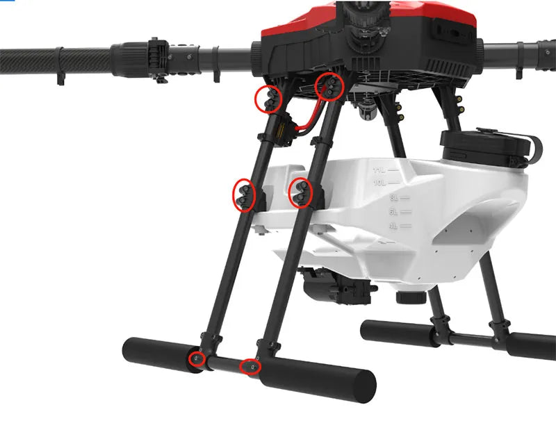 EFT E416P 16L Agriculture Drone, Designed for 12-4S Lipo batteries.