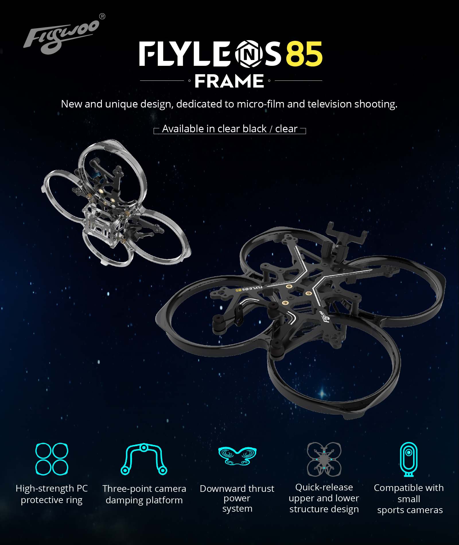 FLYLE@S85 FRAME New and unique design, dedicated to micro-film