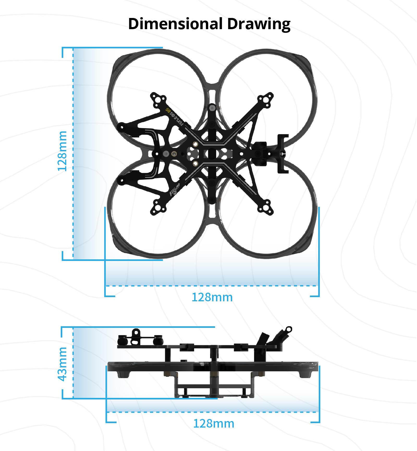 Flywoo FlyLens 85 Frame Kit