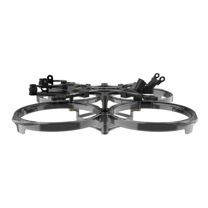 Flywoo FlyLens 85 2-inch whoop frame kit with translucent duct rings and a black top mounting plate