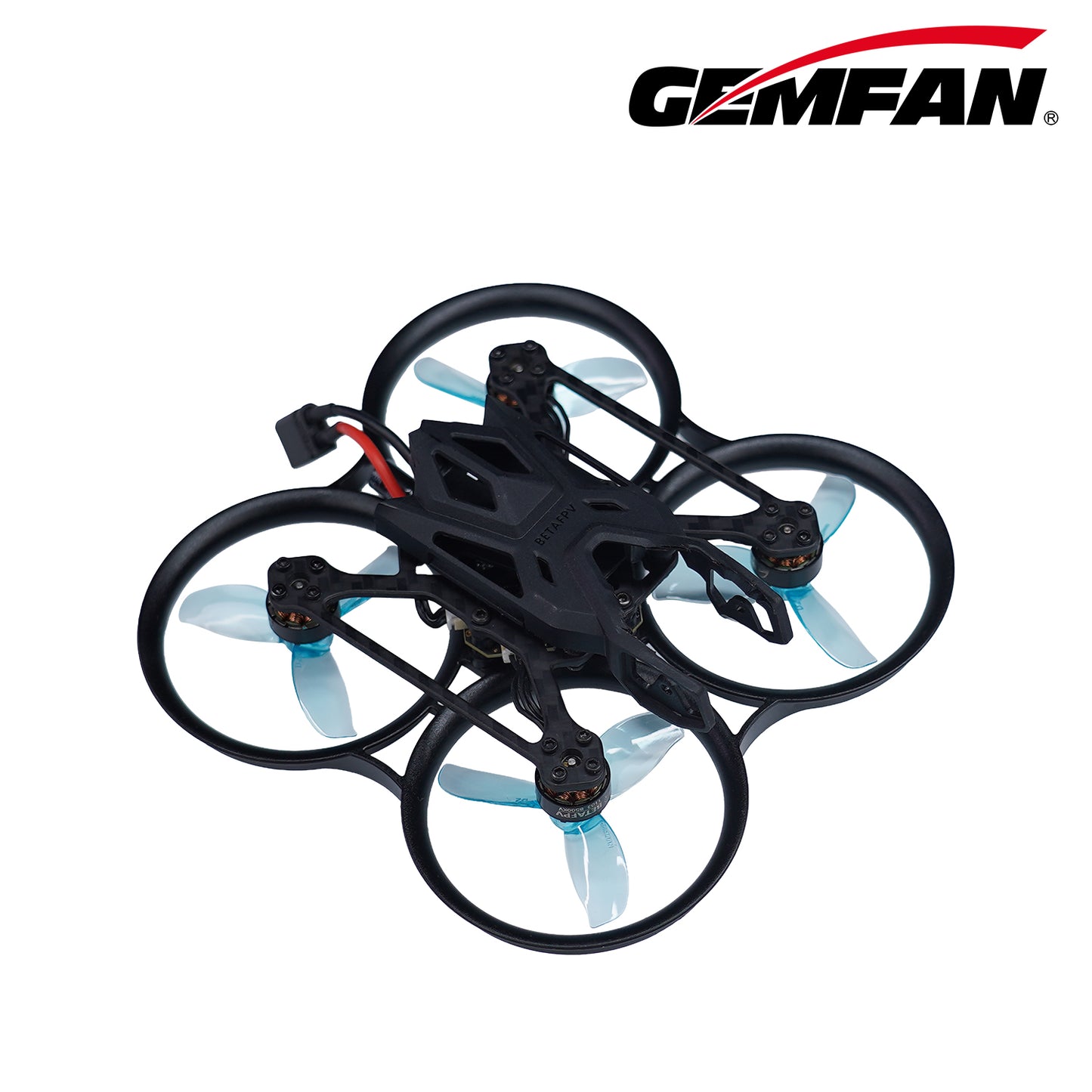 Gemfan D2 Gekanaliseerde PC 3-Blads 1,5mm Propeller (4 paar/zak)