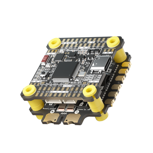 SpeedyBee F405 V5 OX32 55A 30x30 Model Aircraft FC & 4-in-1 ESC Stack with ICM42688 Gyro, STM32F405, Wireless Tuning & 16MB Blackbox