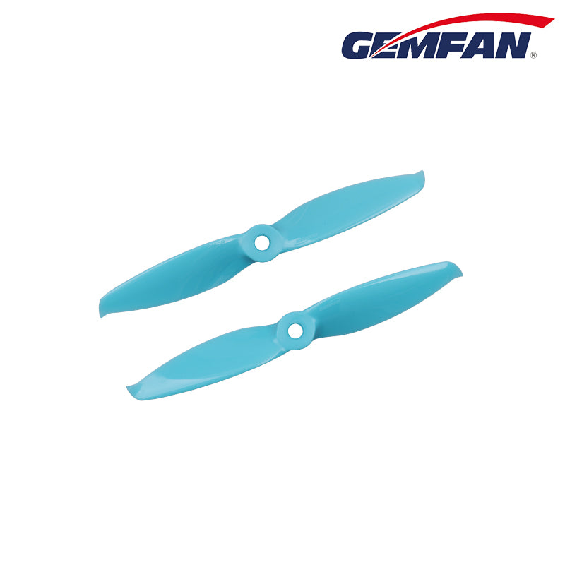 Gemfan Flash 5152-2 PC 129.42mm propeller set, blue two-blade drone props