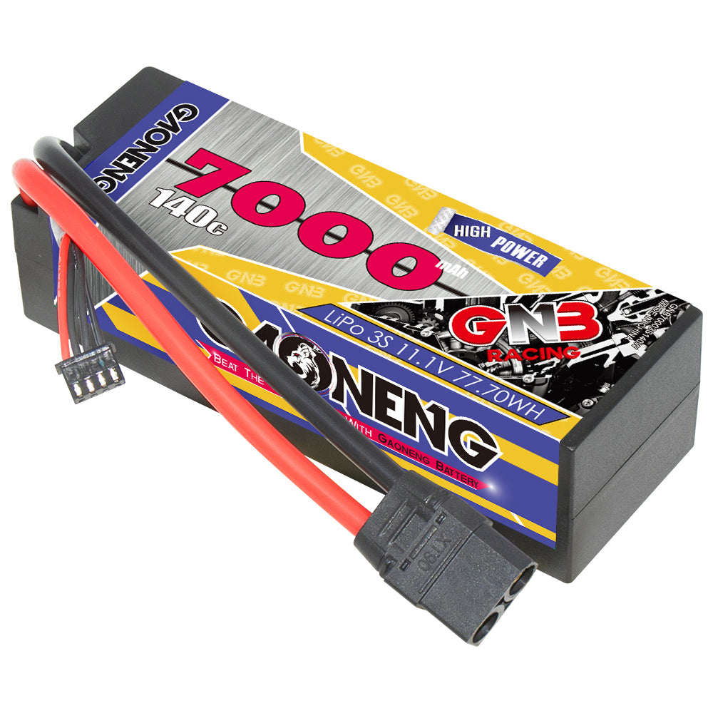 GAONENG GNB 3S 11.1V 7000mAh 140C hard case LiPo battery with XT90 connector