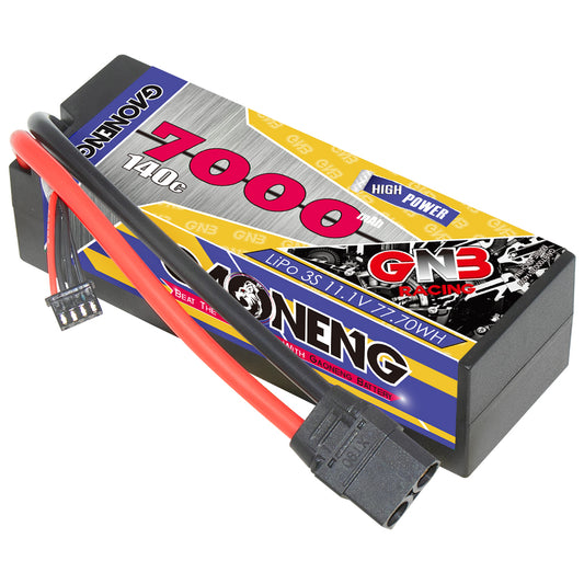 GAONENG GNB 3S 11.1V 7000mAh 140C hard case LiPo battery with XT90 connector