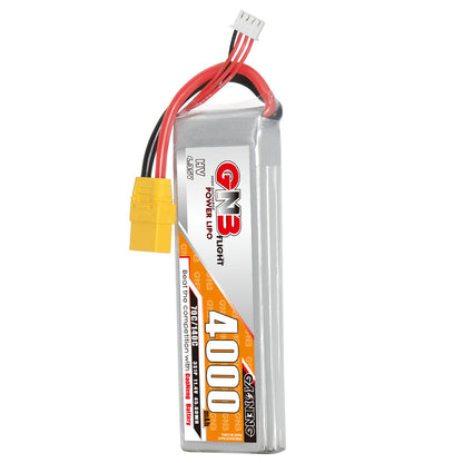 GAONENG GNB 4000mAh 3S 11.4V LiHV LiPo battery with XT90 connector and balance lead