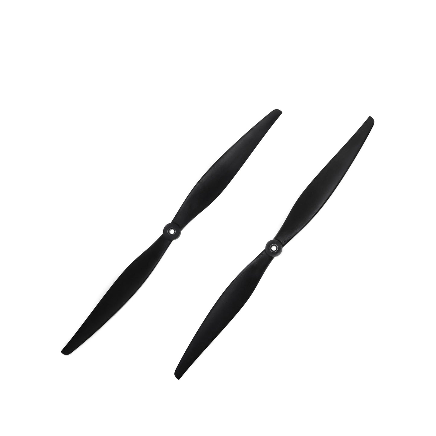 HQProp 15X7 propeller set in black, two-blade props shown as a pair on white background