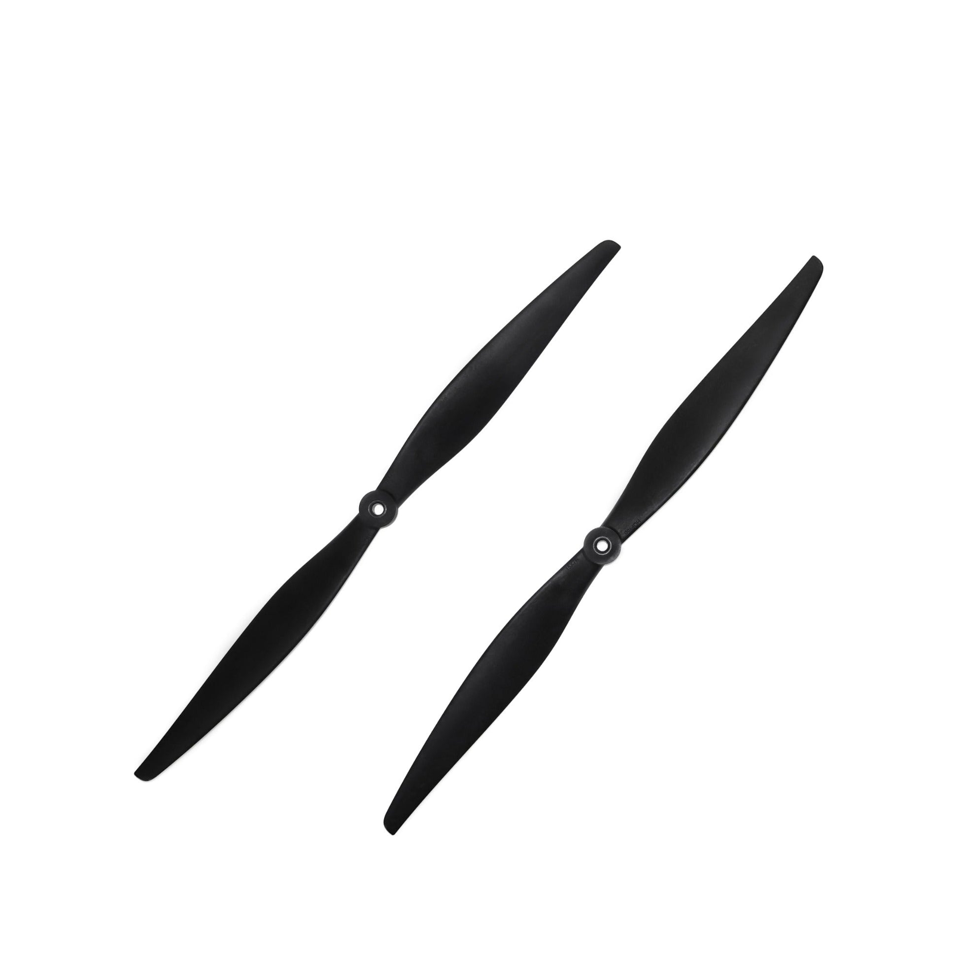 HQProp 15X7 propeller set in black, two-blade props shown as a pair on white background