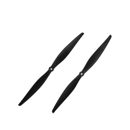 HQProp 15X7 propeller set in black, two-blade props shown as a pair on white background