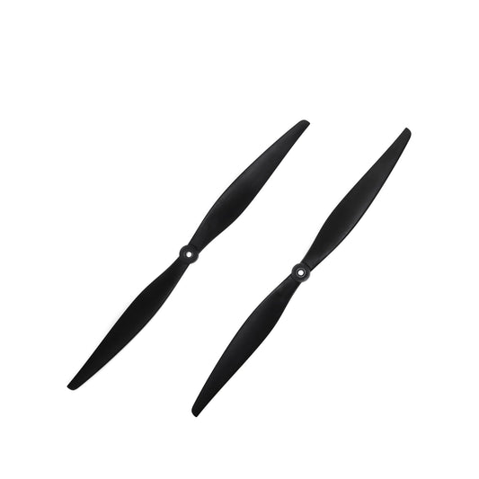 HQProp 15X7 propeller set in black, two-blade props shown as a pair on white background