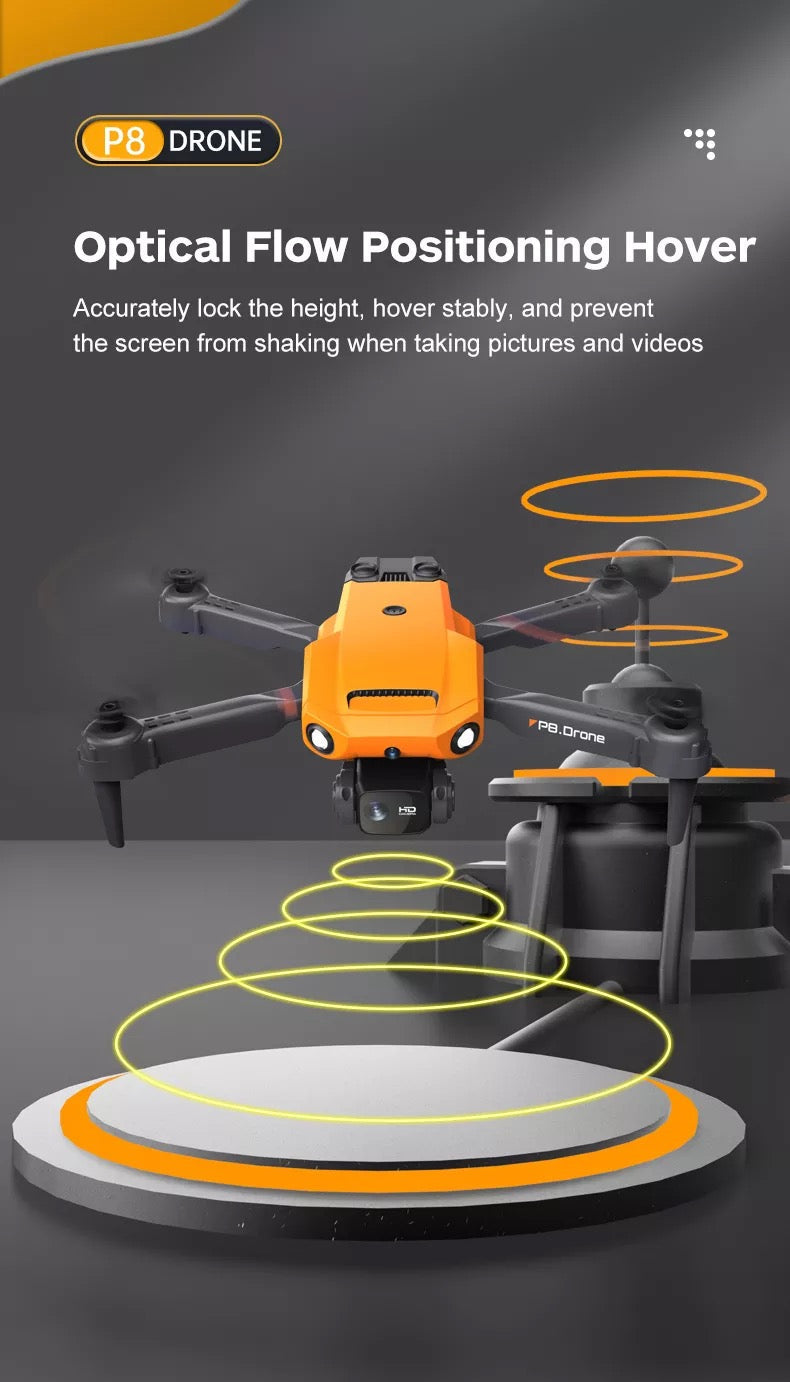 P8 Drone - 8k Hd Dual Cameras Esc Four Side Obstacle Avoidance Optical flow Position Hover Quadcopter Mini Drone 23 P8 Drone, pb s drone optical flow positioning accurately lock the height,