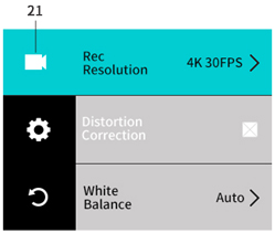 FrSky VANTAC Real 4K Action Camera, Rec 4K 30FPS Resolution Distortion Correction 9 White Auto