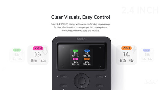 ISDT F160 Battery Charger, ISDT F160 Lipo Battery GaN technology 4 channels 40W AC Charger 5W ×4 Discharger LiHv/LiPo/Life/Lilon NiMH/Pb Charger ISDT Shop