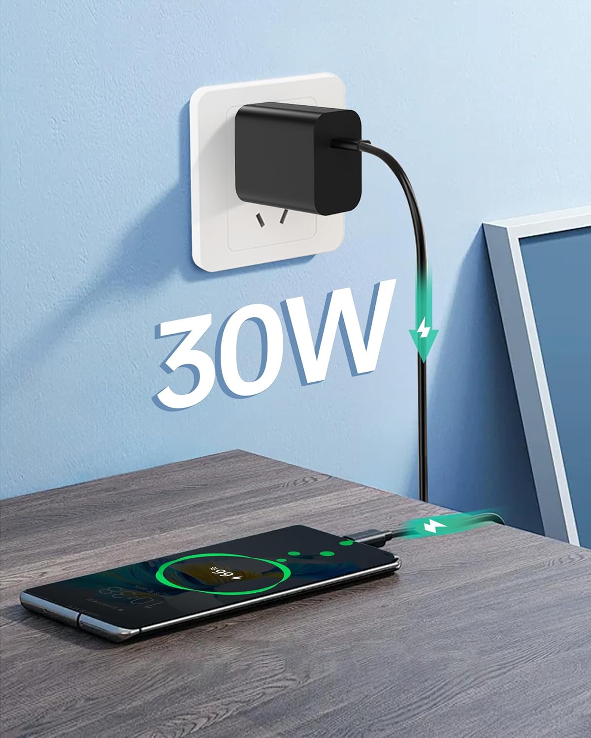 LKTOP 30W USB-C Fast Charger for DJI Mini/Avata/Neo, Osmo Pocket 3/Action 3-4, HOVERAir X1, Controllers