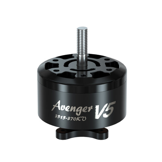 BrotherHobby Avenger 3515 V5 CW brushless motor, black can with threaded shaft and “3515-370KV” text