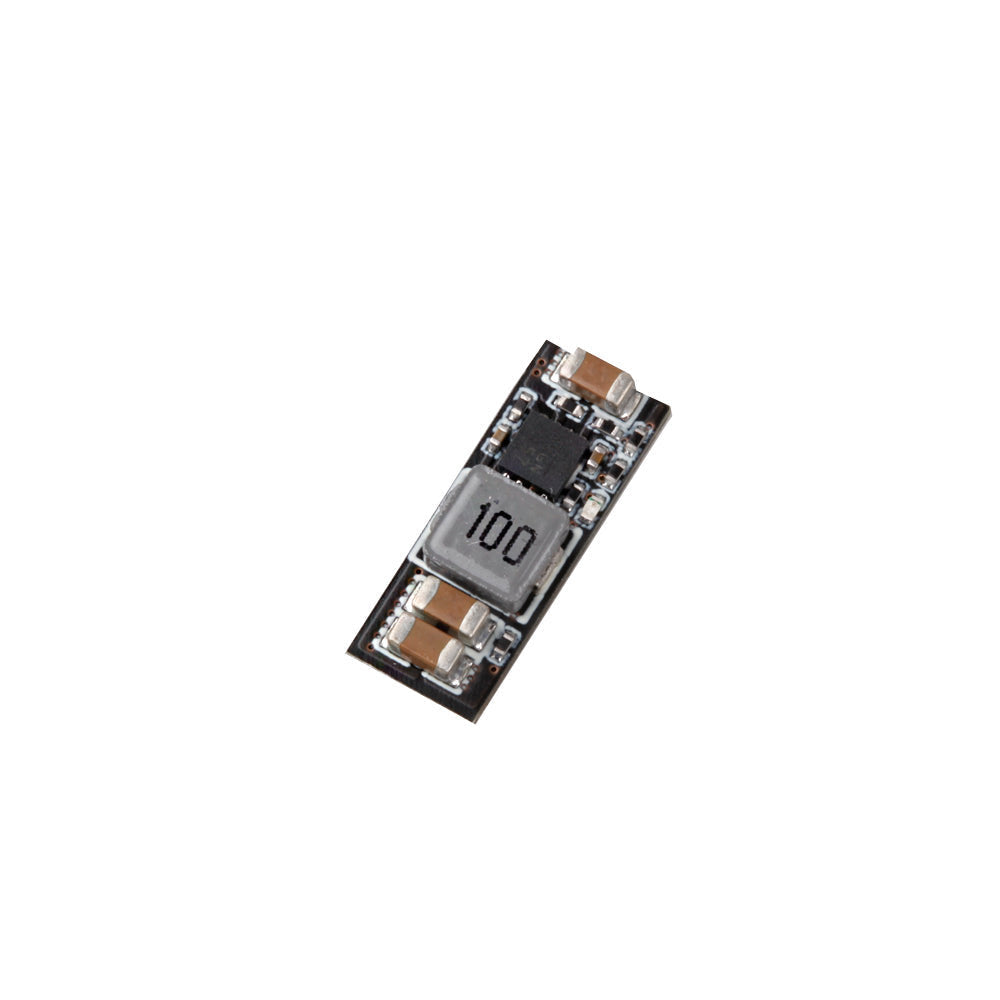 1PC DC12V Neon LED Strip Light, Compact DC-DC converter module board with inductor marked “100” and surface-mount components