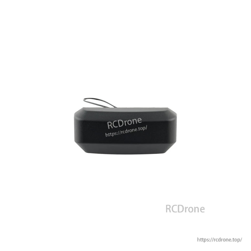 90° rotating antenna accessory module with loop lead, RCDrone logo printed on housing