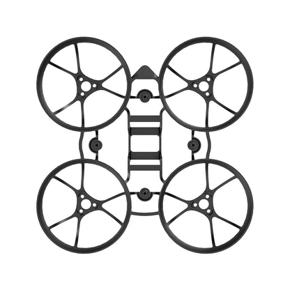 BetaFPV Air65 65mm brushless whoop frame in black, top view with four ducted prop guards