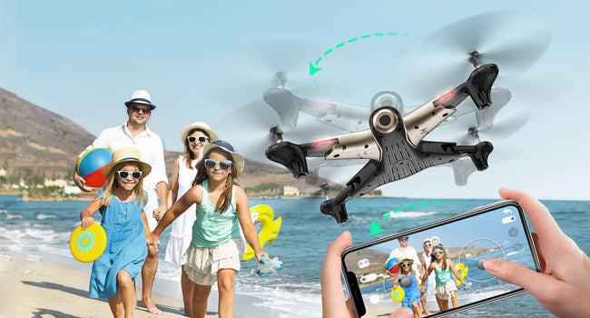 SYMA X300 Drone, built-in g-sensor enables the drone to follow the