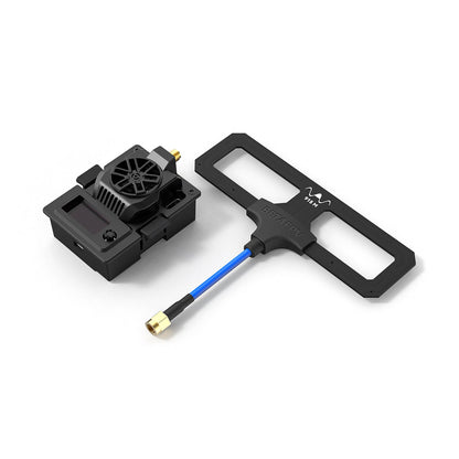 Micro TX V2 transmitter module with BETAFPV T-style antenna and coax pigtail (detached)