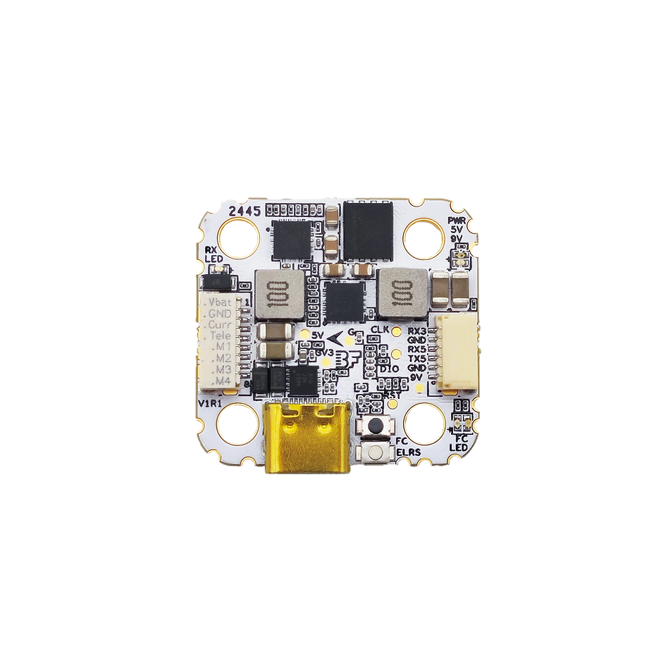 HDZero Halo Mini Flight Controller (H743, ELRS Gemini, 5V/4A & 9V/3A BEC)