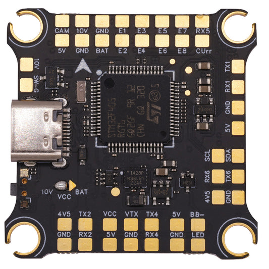 HAKRC F4530 V2 Flight Controller for FPV Drone – STM32F405, 4 Programmable LEDs, 2S-6S Input, Dual BEC, DJI Plug