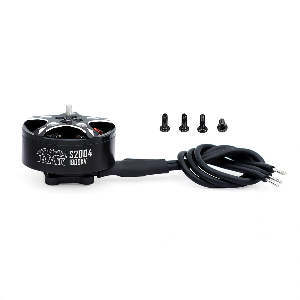 Surpass Hobby BAT S2004 1800KV brushless motor with three wires and mounting screws