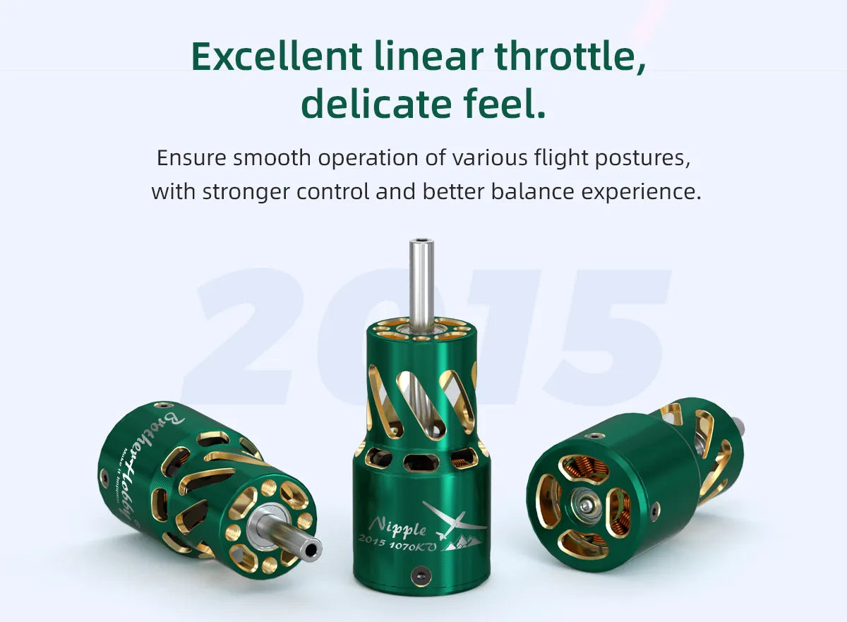 Ensure smooth operation of various flight postures . excellent linear throttle, delicate feel .
