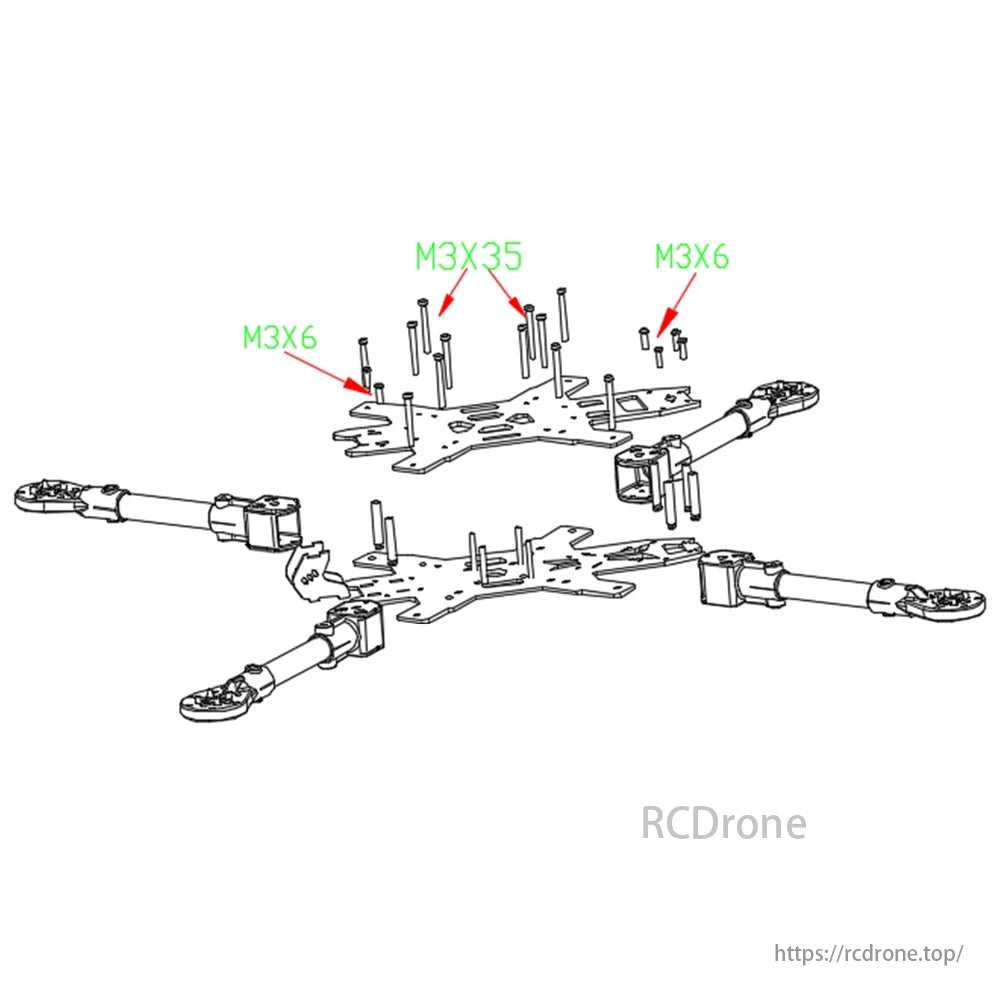 9IMOD Carbon Fiber 580mm 15 inch FPV Frame, Read item description and ask questions if unsure.