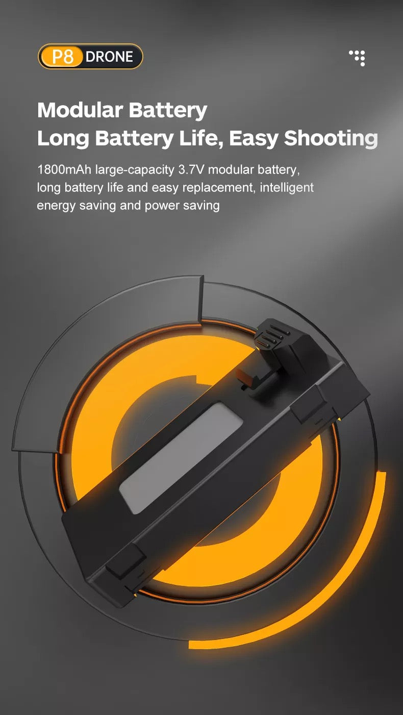 P8 Drone - 8k Hd Dual Cameras Esc Four Side Obstacle Avoidance Optical flow Position Hover Quadcopter Mini Drone 24 P8 Drone, p8 drone modular battery long battery life, easy shooting 1800m