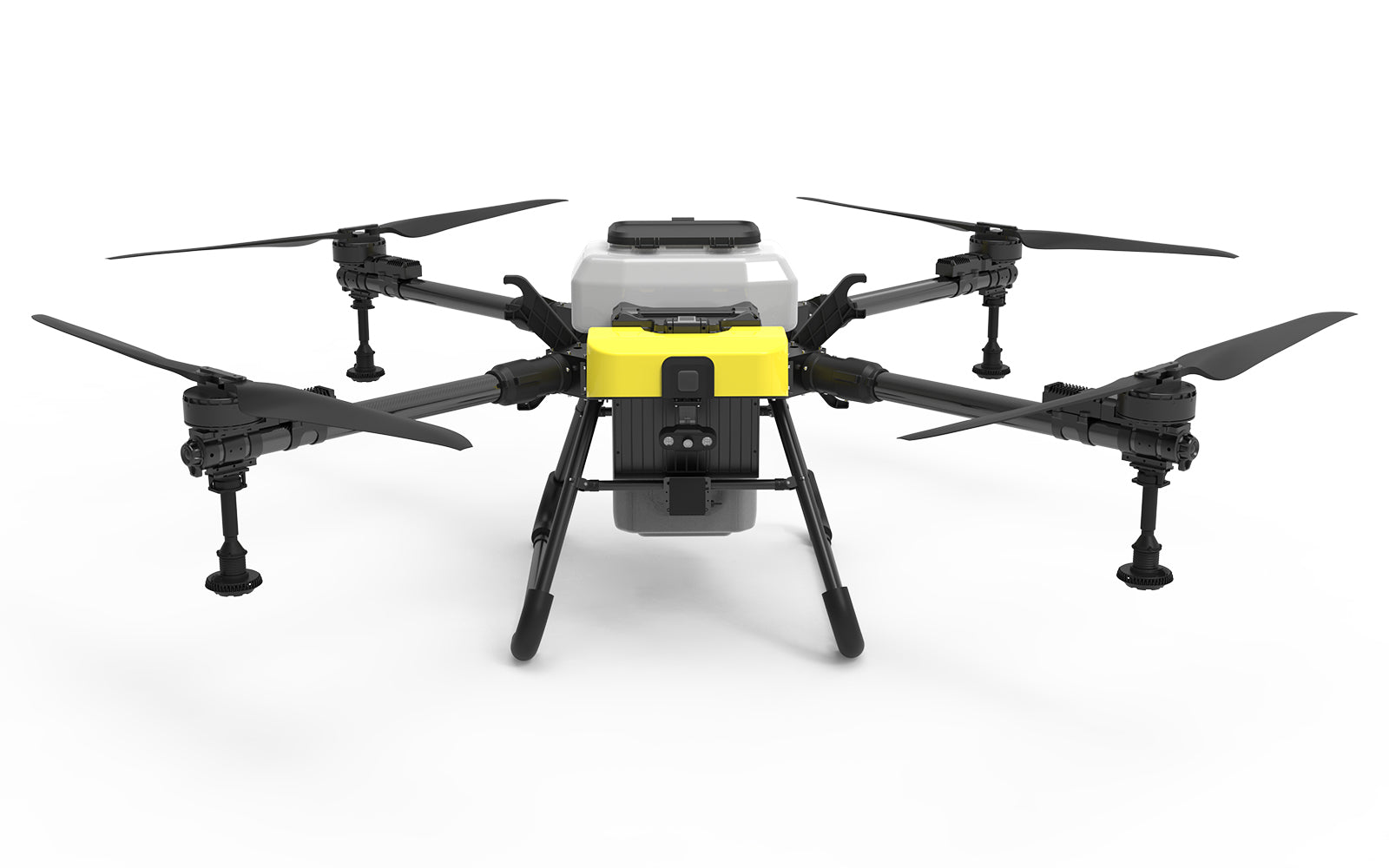 Dreameagle X4-40 40L Agriculture Drone features 150mu/h operation efficiency, 22-minute hover time, and 8-12m spray width for efficient plant protection.