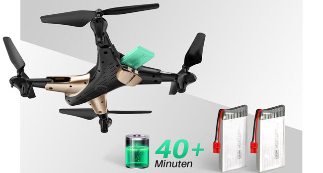 SYMA X300 Drone, foldable drone is built with durable plastic that provides superior durability against crashes