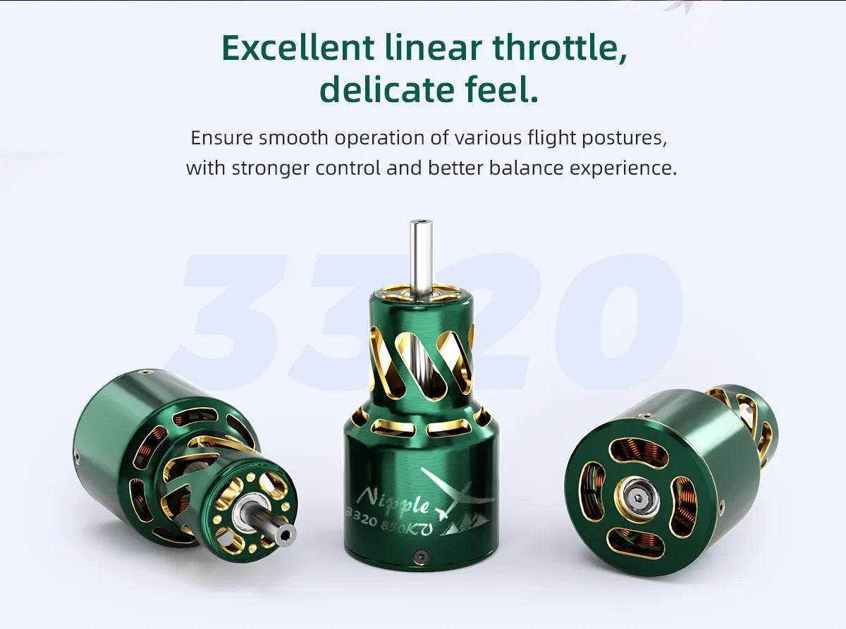 Ensure smooth operation of various flight postures, with stronger control and better balance experience .