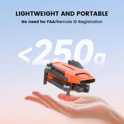 FIMI Mini 3 Pro Drone, Portable drone with no FAA registration or Remote ID required, perfect for quick flights.