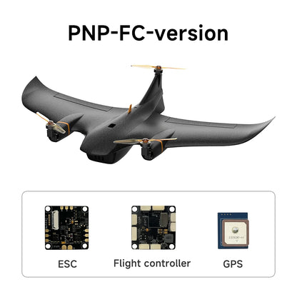 FIMI Manta VTOL Drone, Drone features: PNP flight control, GPS, and electronic speed control for precise navigation.