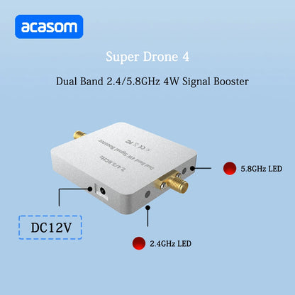 acasom Super Drone 4 Dual Band 2.4/5.8GHz 4W Signal