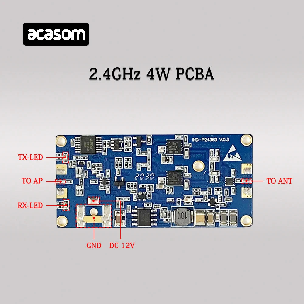 2.4GHz 4W Wifi Wireless Broadband Amplifier Router 2.4Ghz Power Range Signal Booster ZigBee Module 16 fast commercial express will also provide very favorable price, please contact us for specific express price.