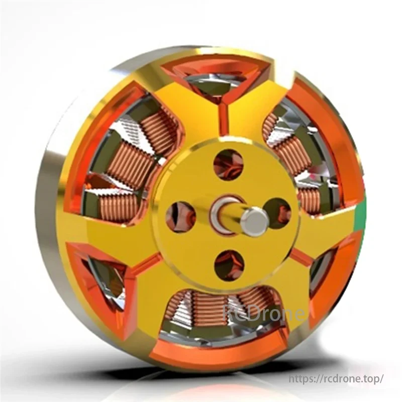 A19Q V3 Brushless Motor, Motor built with 7075 aluminum, N52H magnets, and 1.5mm shaft for stable and reliable performance.
