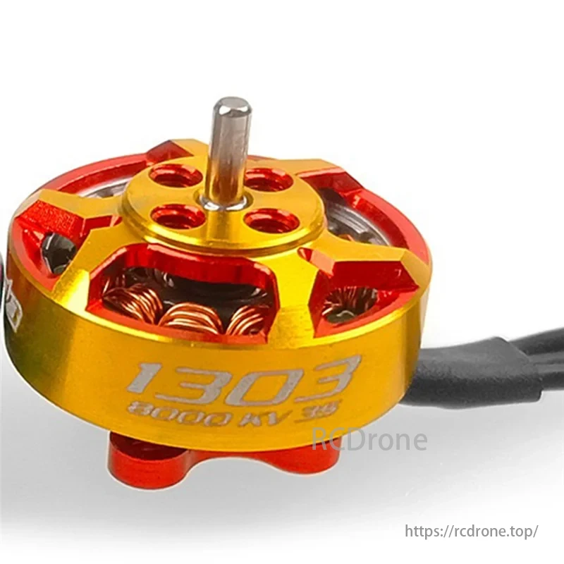 A19Q V3 Brushless Motor, Motor constructed with aluminum housing, N52H magnets, and 1.5mm shaft for stability and reliability