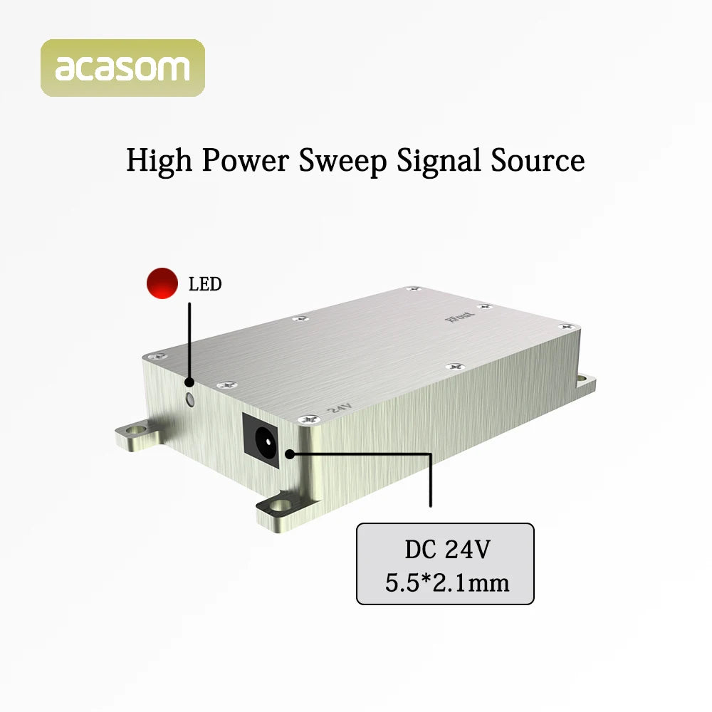 433M 40W Anti Drone Module, acasom High Power Sweep Signal Source LED DC 24V 5.5*